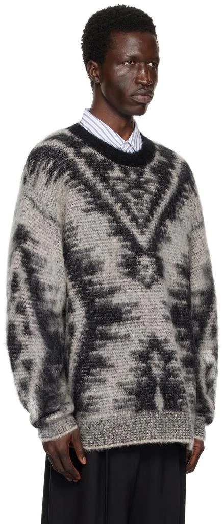 Isabel Marant Black & Beige Fabo Sweater 2