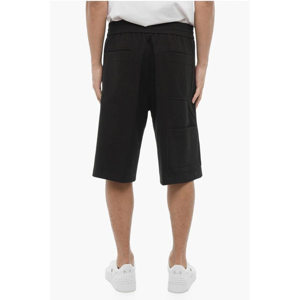 Neil Barrett Solid Color Cargo Sweat Men's Shorts 2