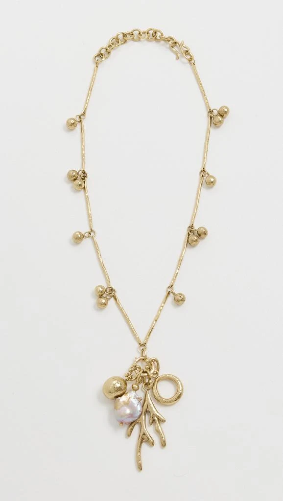 Ulla Johnson Petrina Mix Motif Coral Necklace 1
