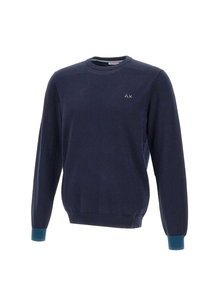 SUN 68 Sun 68 Logo Embroidered Creweneck Knitted Jumper
