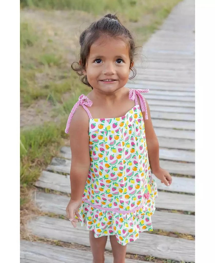 Florence Eiseman Toddler Girls Printed Seersucker Dress With Fruit 5