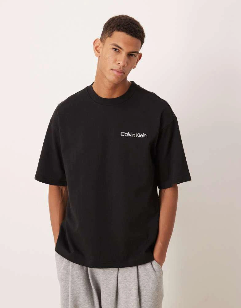 Calvin Klein Calvin Klein Cotton loungewear t-shirt in black