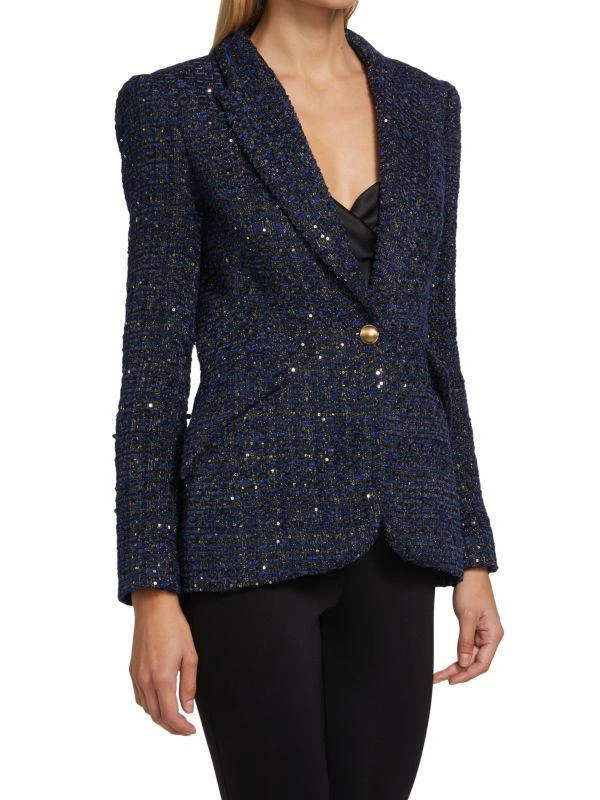 L'Agence Chamberlain Tweed Blazer 3