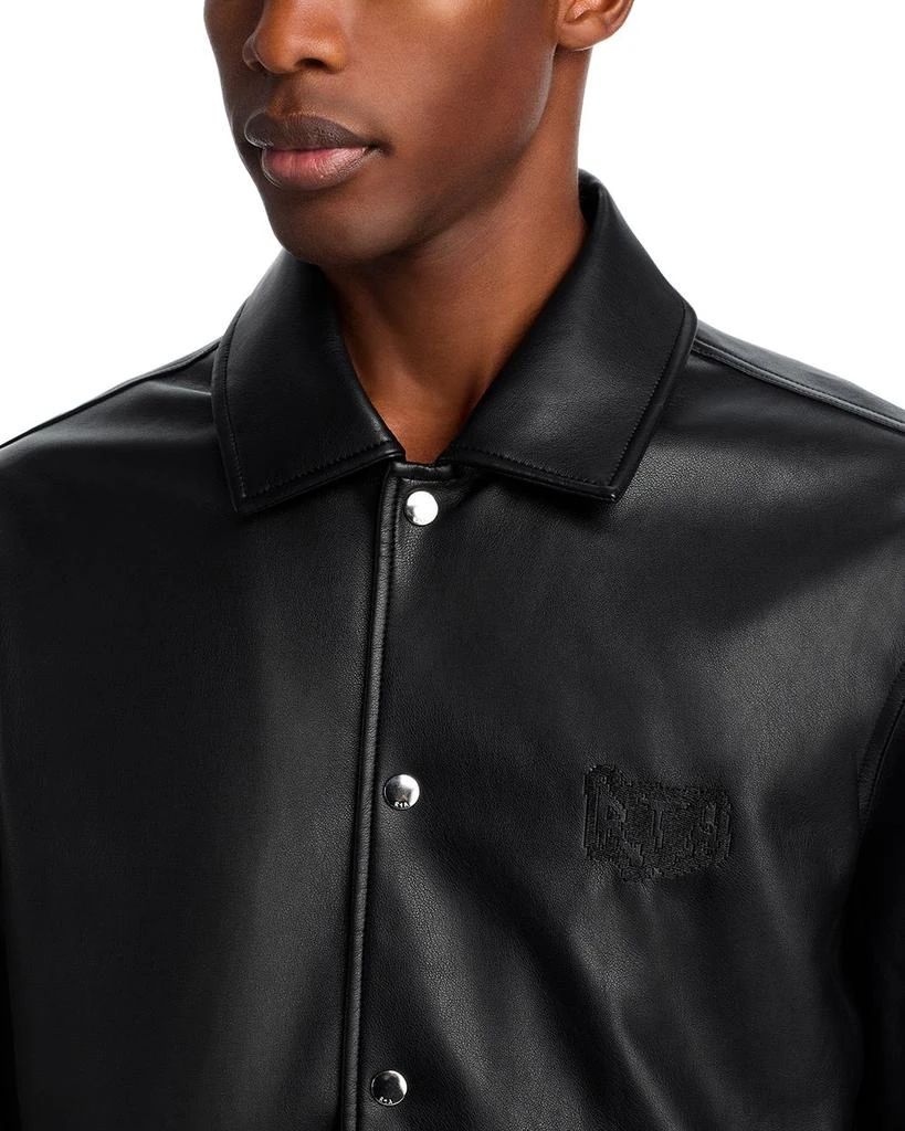 RTA Faux Leather Shacket 6