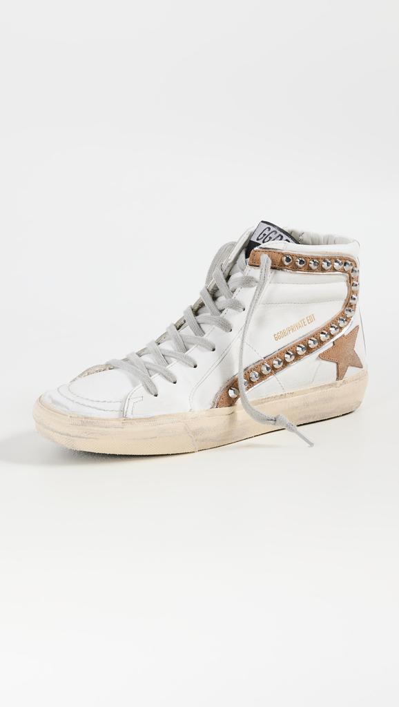 Golden Goose Slide Classic Leather Sneakers