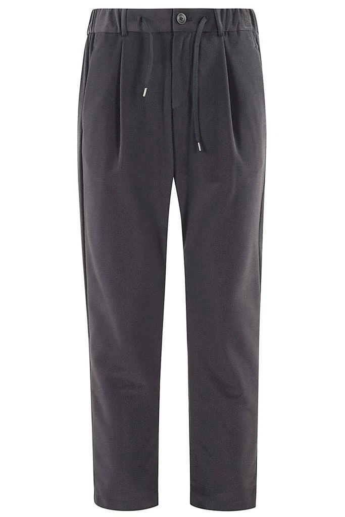 Herno Herno Drawstring Pleated Trousers 1