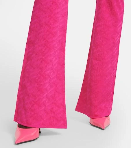 Versace La Greca high-rise flared pants 5