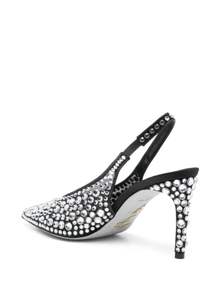 Rene Caovilla René Caovilla Gilda 80 Crystal Slingback Shoes 3