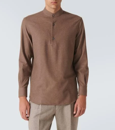 Loro Piana Elia wool and cashmere shirt 3