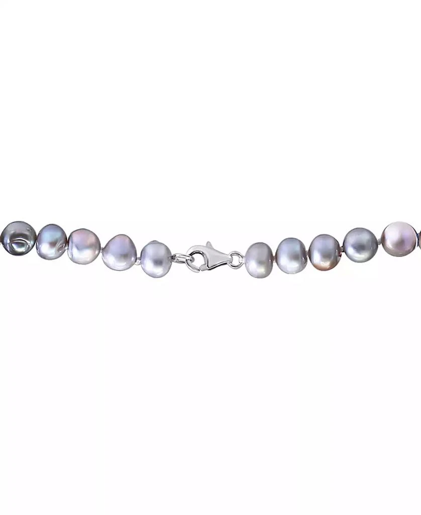 Effy EFFY® White Cultured Freshwater Pearl (7 mm) 18" Statement Necklace (Also in Gray, Pink, & Multicolor Cultured Freshwater Pearl) 5