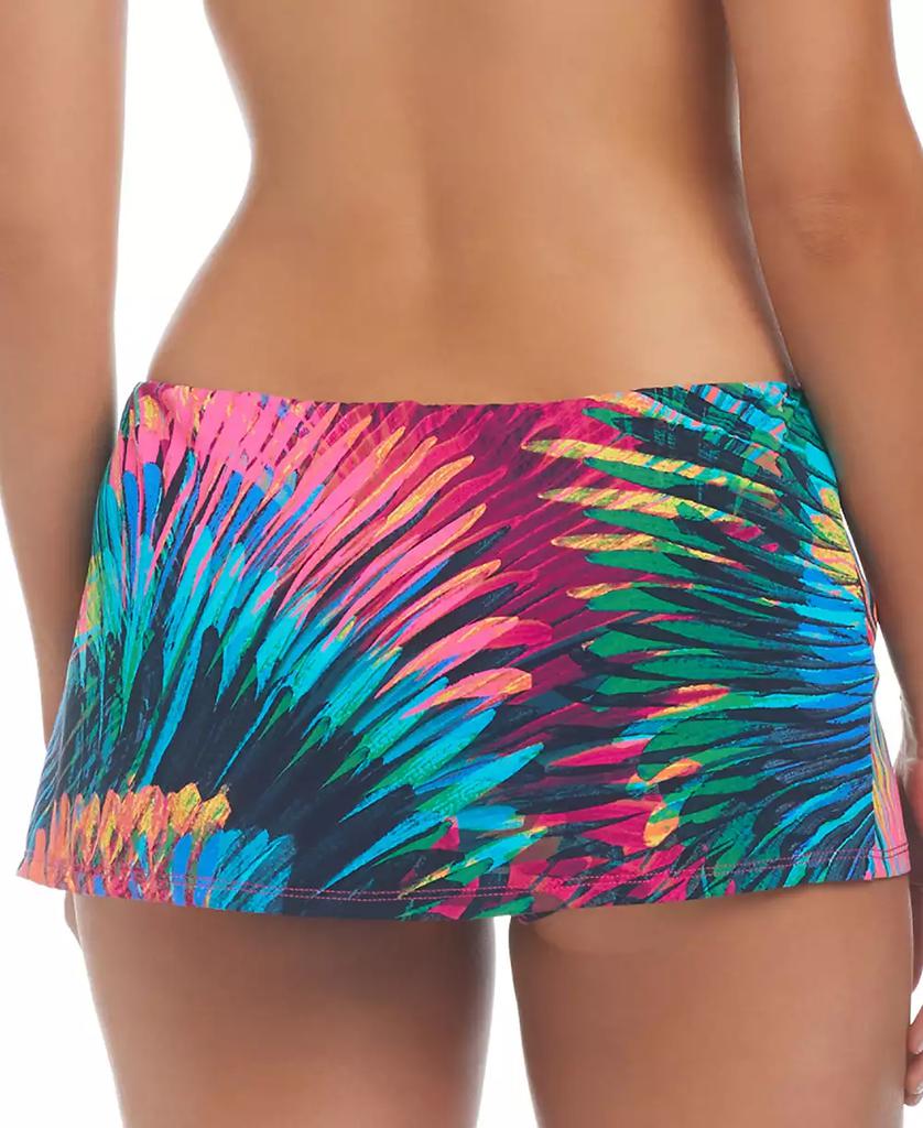 Bleu Rod Beattie Women's Printed Slit Swim Skirt