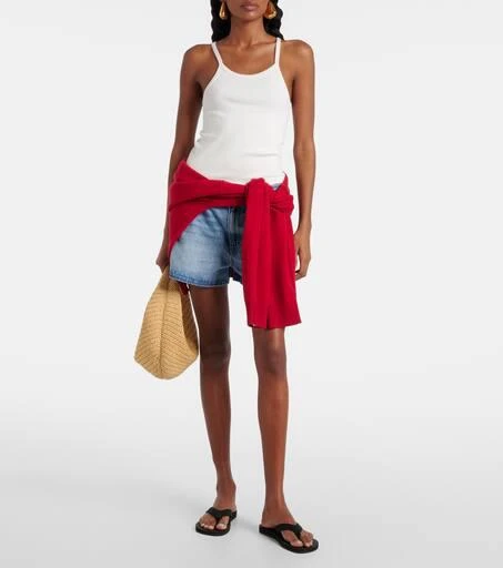 SLVRLAKE Ribbed-knit cotton jersey tank top 2