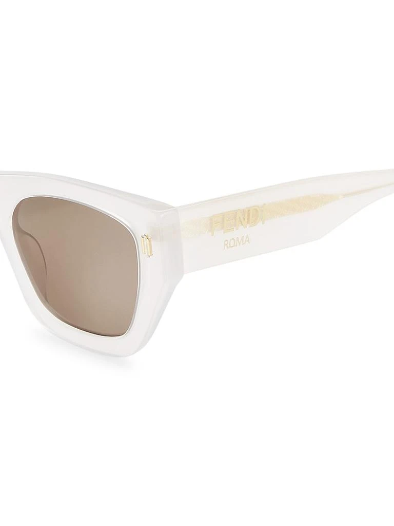 Fendi Fendi Roma 53MM Rectangular Sunglasses 3