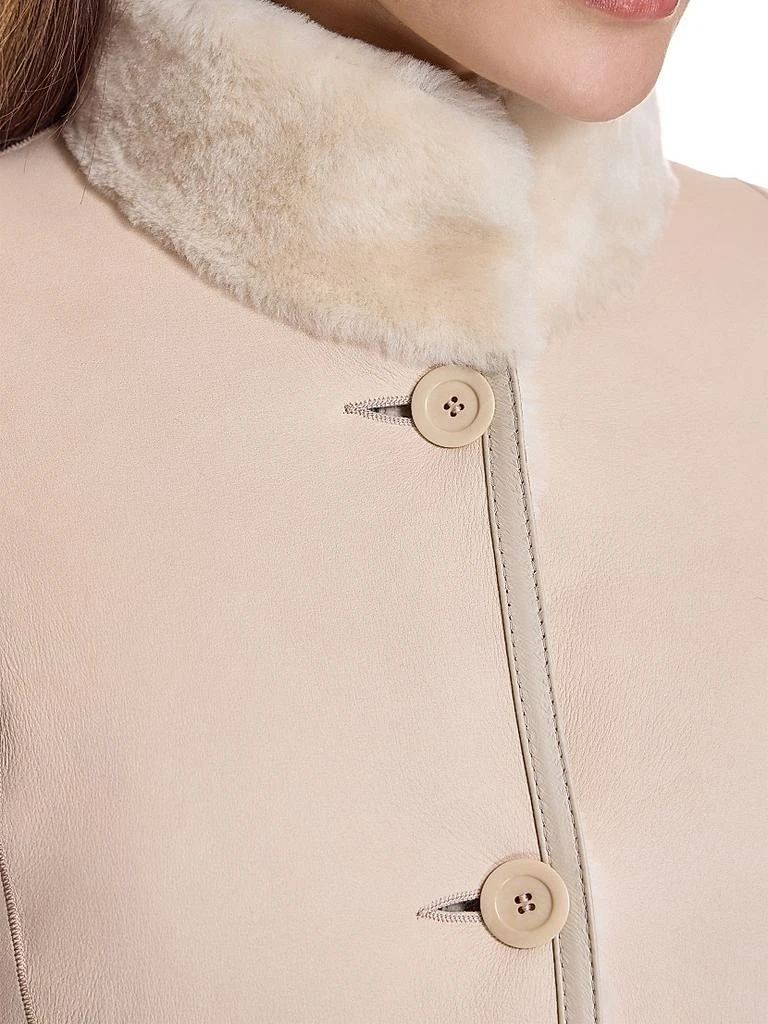 The Fur Salon Shearling-Lined Leather Jacket 6