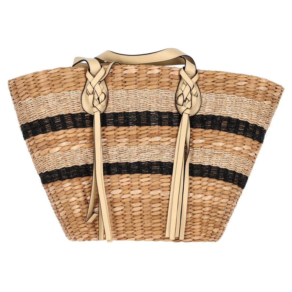 Ulla Johnson Seaview Day Basket Bag in Brown Straw 1