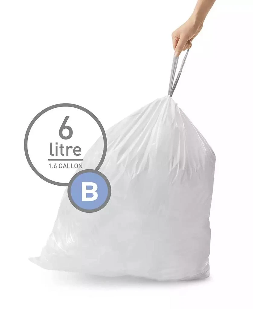 simplehuman Code B Custom Fit Liners, Pack of 150 2