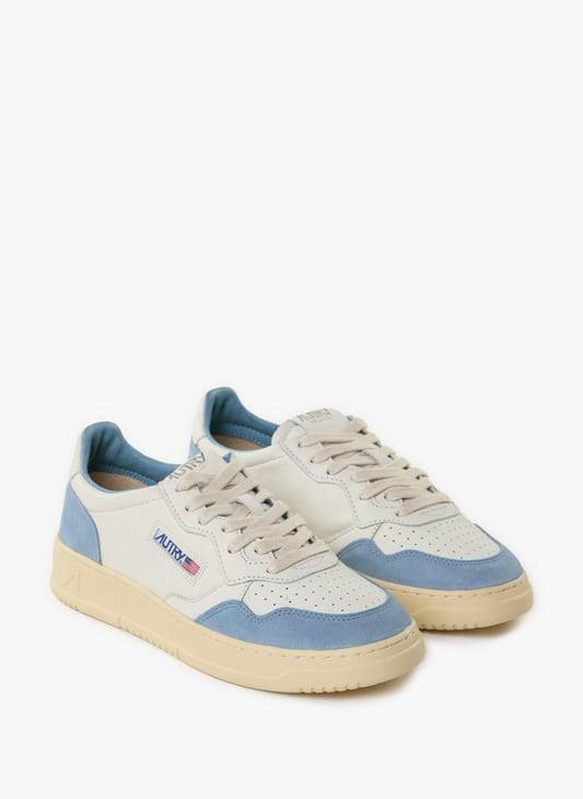 Shop Autry Medalist Low Super Vintage Sneakers In Blue