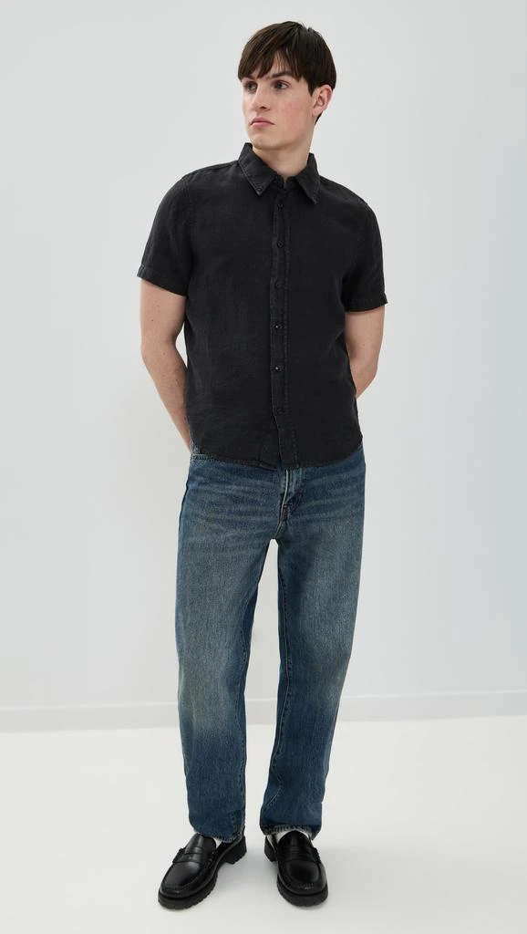 Citizens of Humanity Cairo Linen Short Sleeve Shirt 4