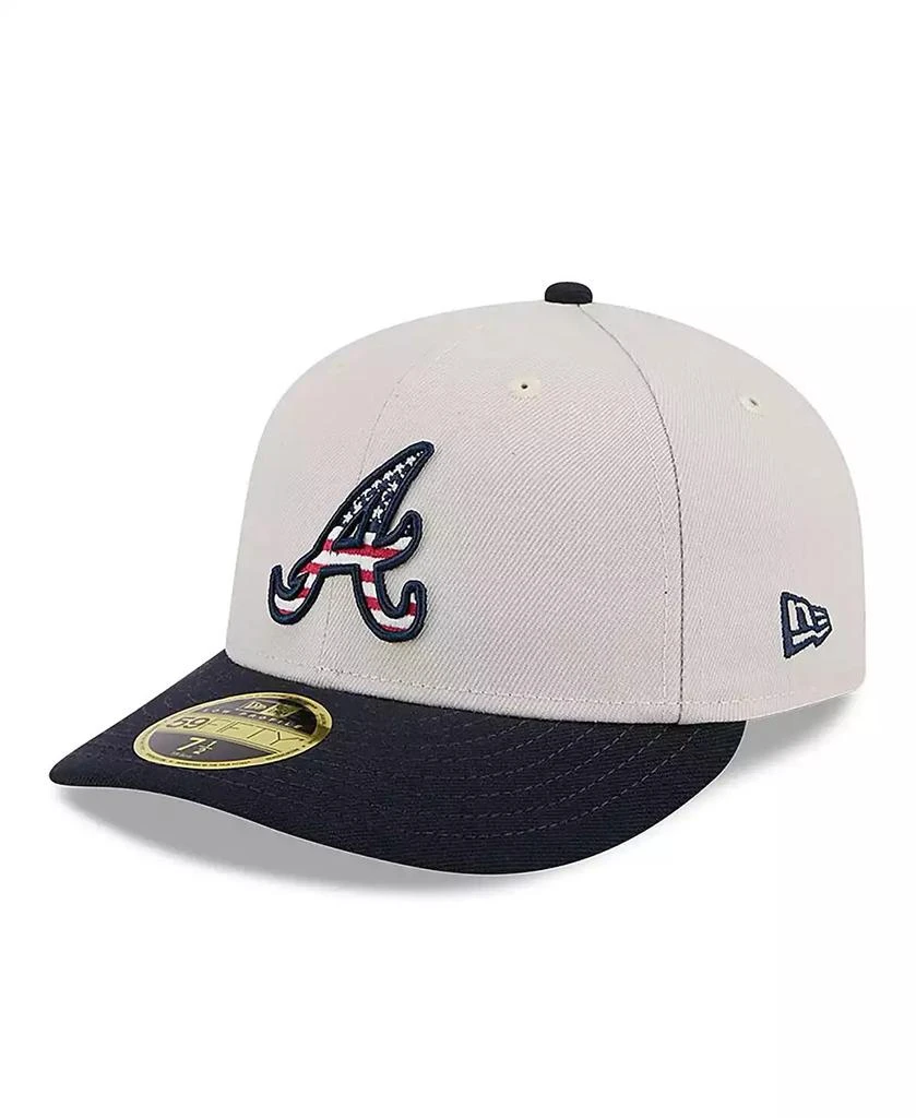 New Era Men's Black Atlanta Braves 2024 Fourth of July Low Profile 59FIFTY Fitted Hat 3