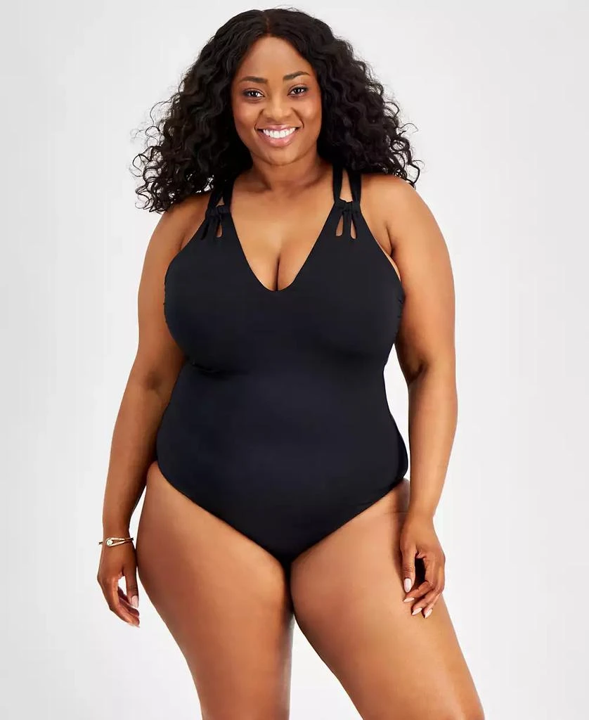 Becca Plus Size Color Code Strappy One-Piece Swimsuit 3