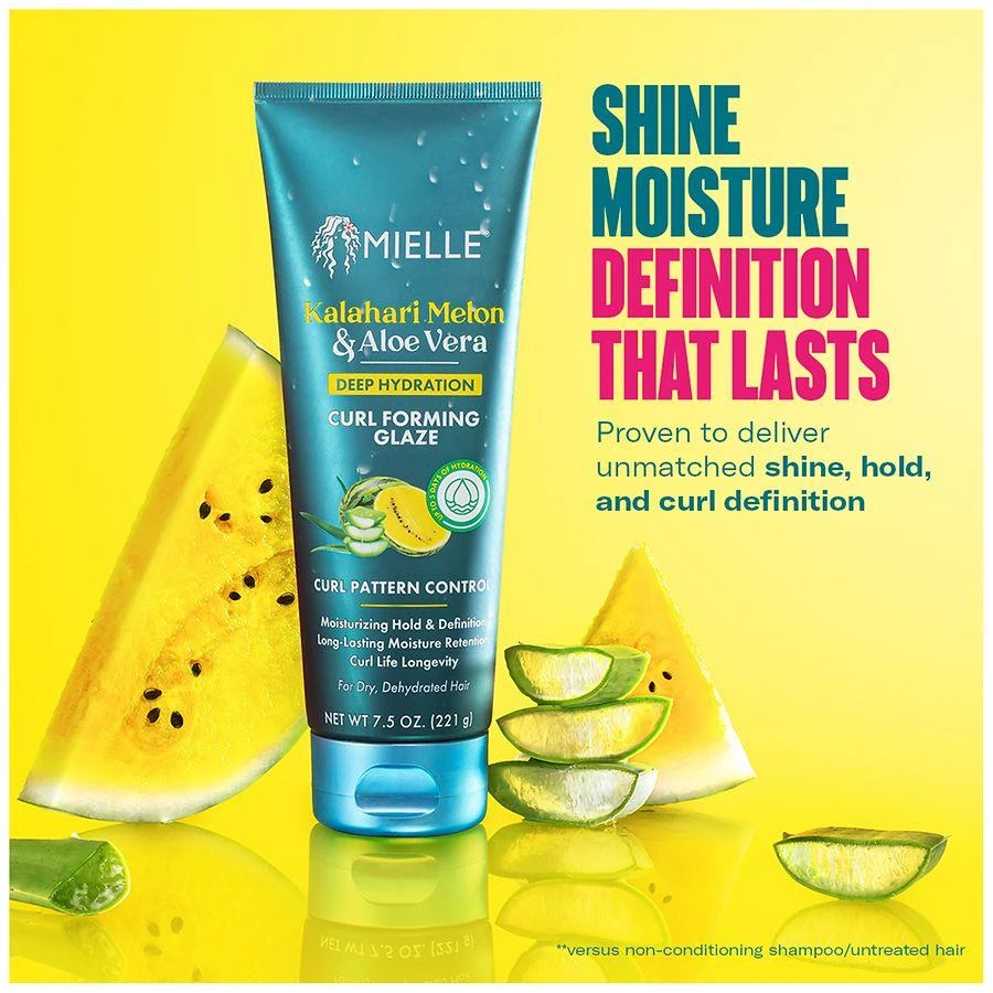 Mielle Organics Deep Hydration Curl Forming Glaze Kalahari Melon & Aloe Vera 3