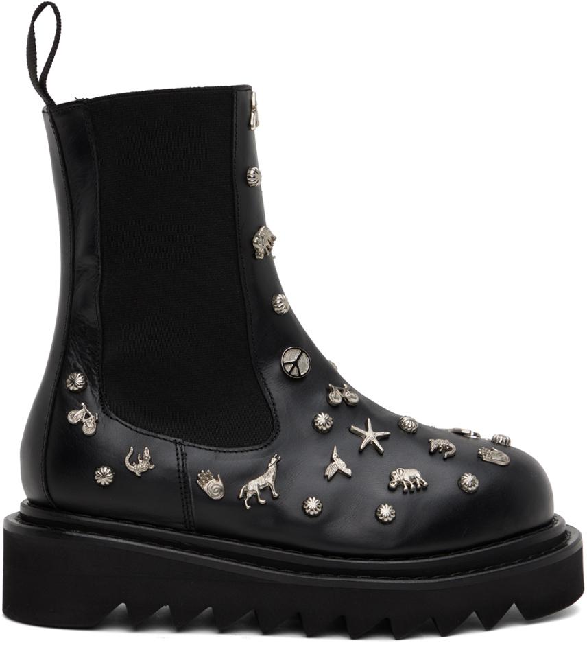 Toga Pulla SSENSE Exclusive Black Chelsea Boots - Shoes