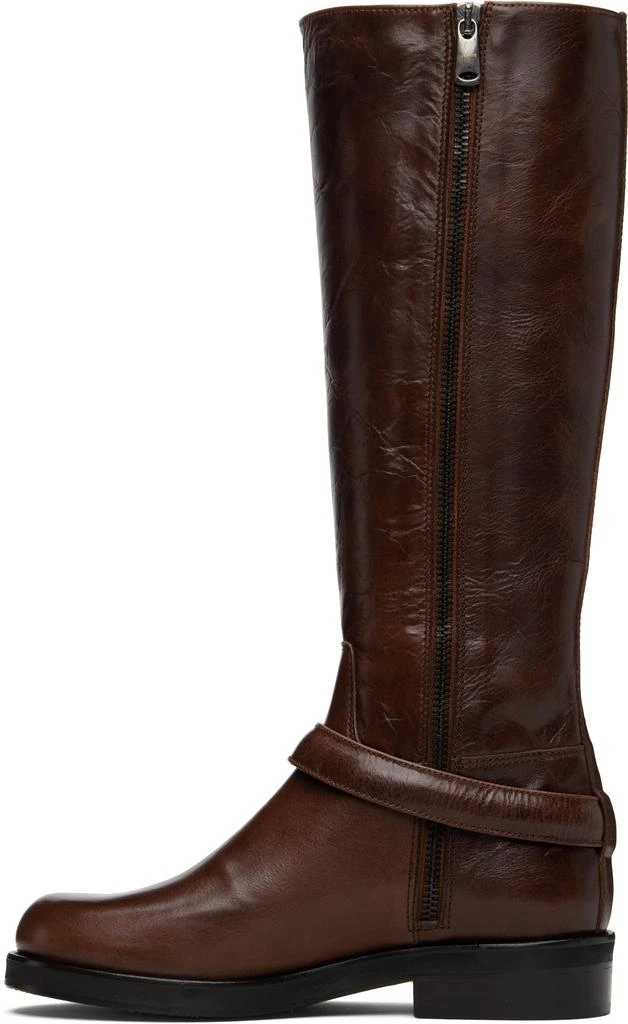 COPERNI Brown Belt Cavalier Tall Boots 3
