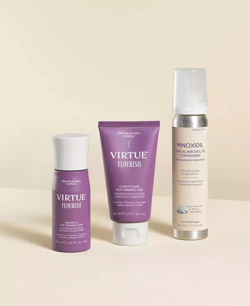 Virtue 3-Pc. Trial-Size Hair Growth Treatment Set 3