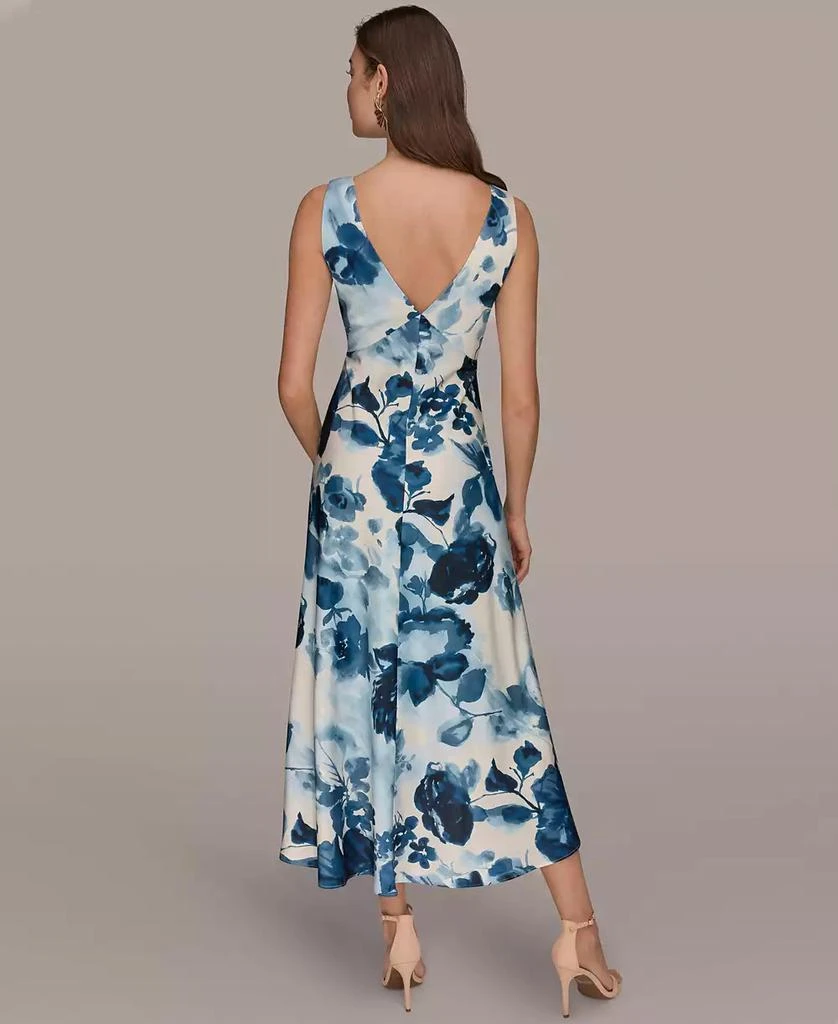 Donna Karan Women
s V-Neck Midi Dress 5