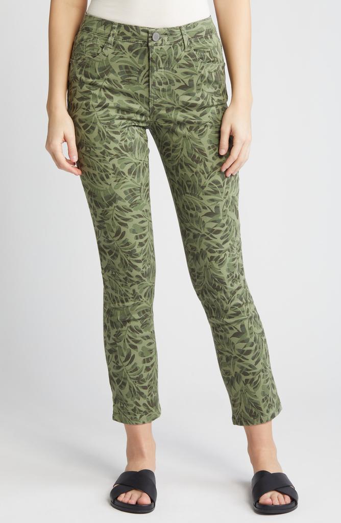 Wit & Wisdom 'Ab'Solution Print High Waist Slim Leg Pants