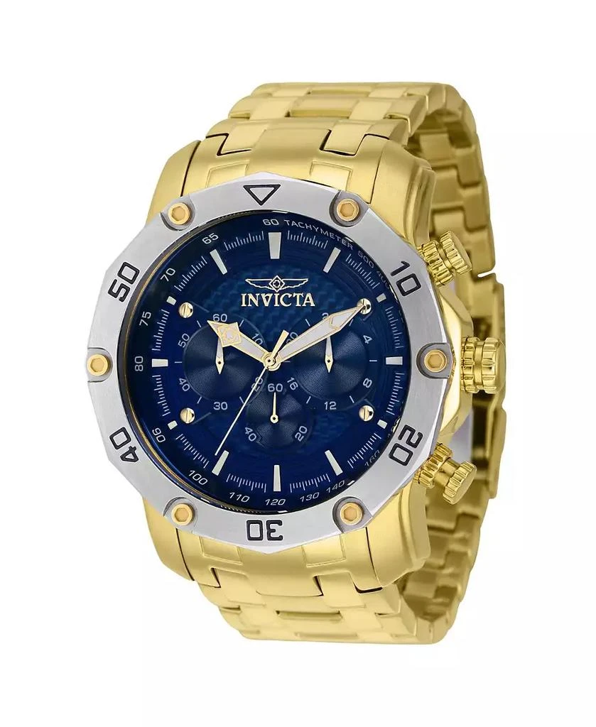 Invicta Men's 38444 Pro Diver Quartz Chronograph Blue Dial Watch 3