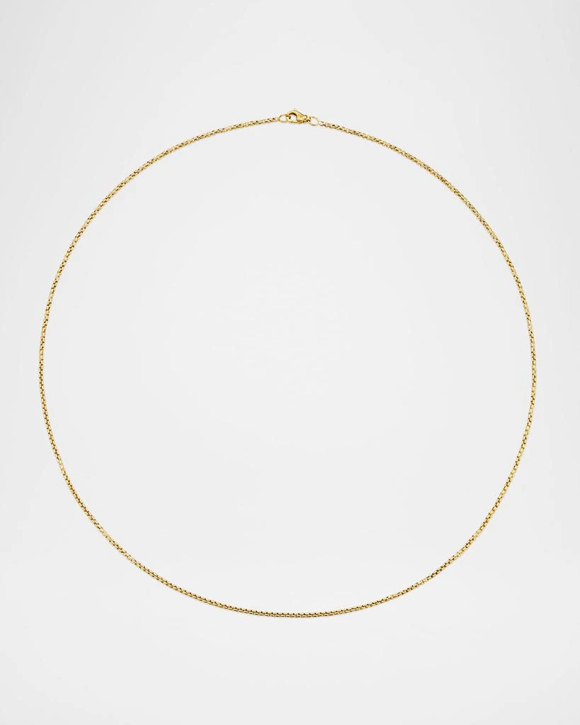 David Yurman Men
s Box Chain Necklace in 18K Gold, 1.7mm, 22"L 5