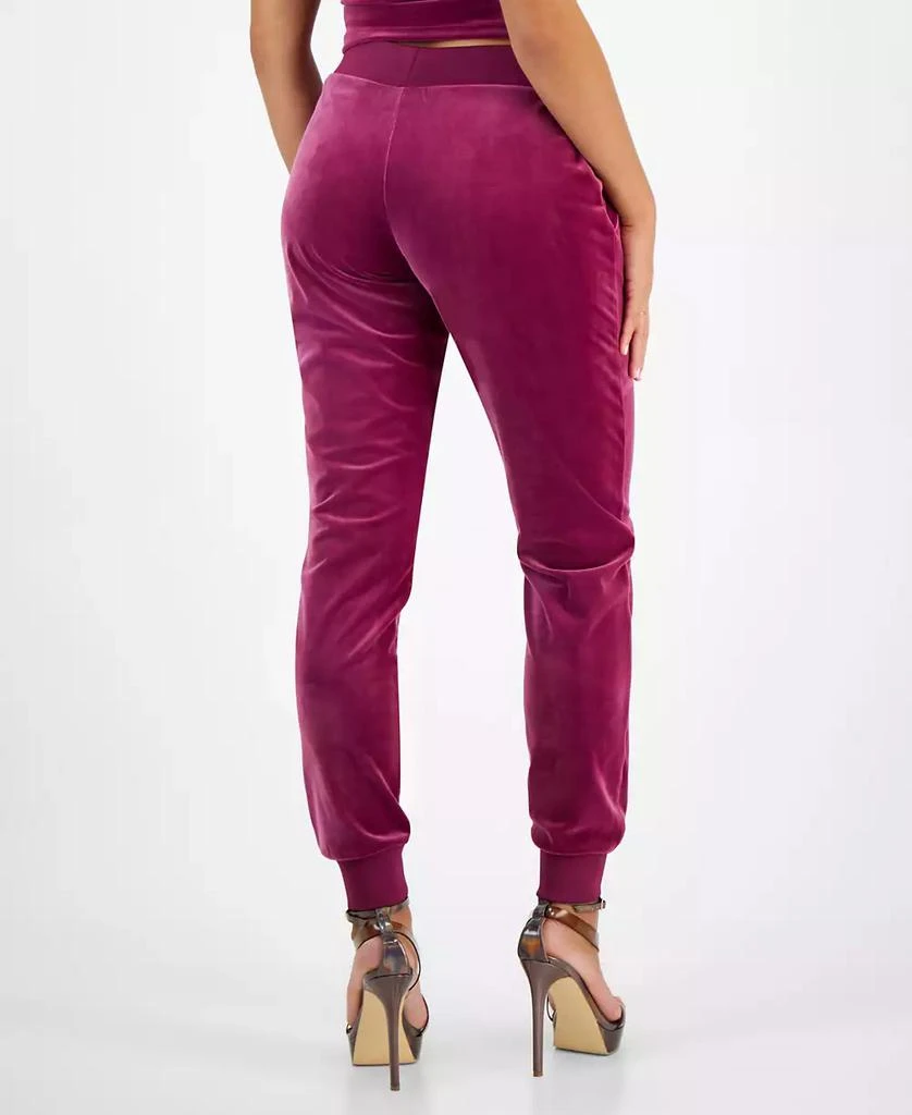 GUESS Women's Couture High-Rise Pull-On Jogger Pants 3