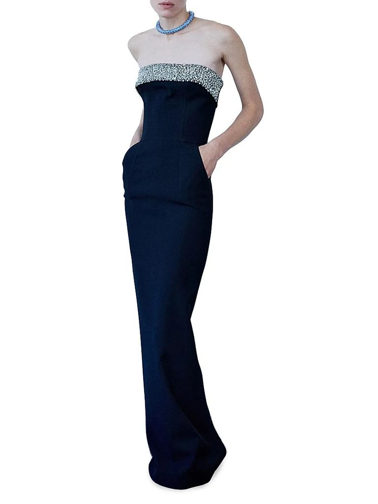 prom glitter dress Scala 61406 Fitted Prom Formal Sequin Long Dress main image 1