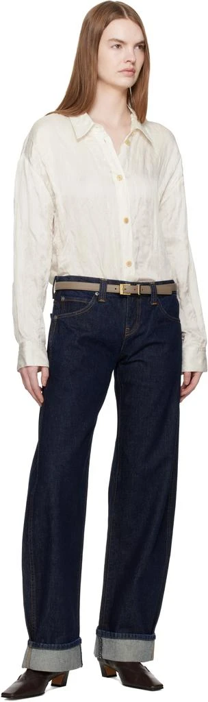 Khaite Taupe Manhattan Belt 2