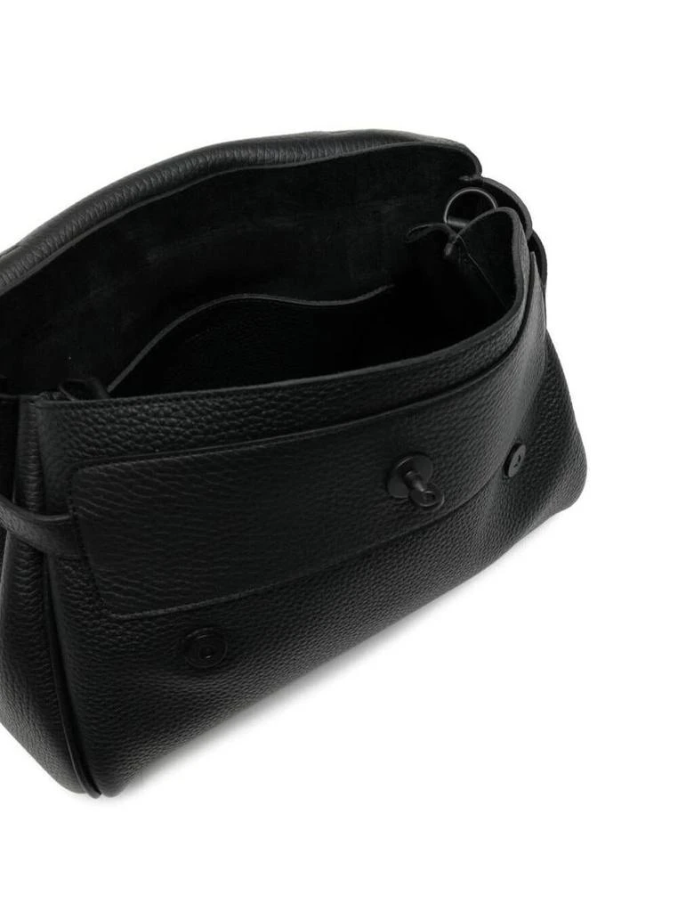 Mulberry Alexa Heavy  Black Leather Handbag Mulberry Woman 4