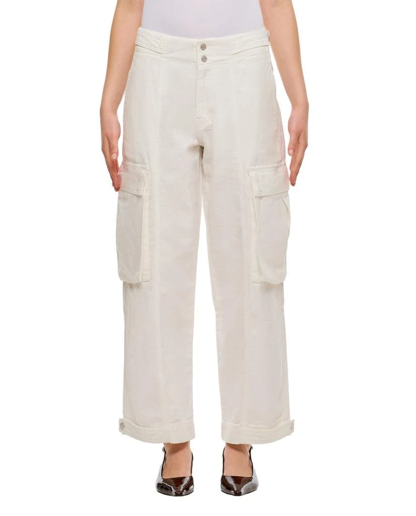 FRAME Wide Leg Cargo Denim Pants 1