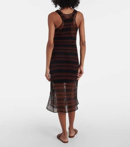 ANNA KOSTUROVA Pimento striped cotton minidress 3