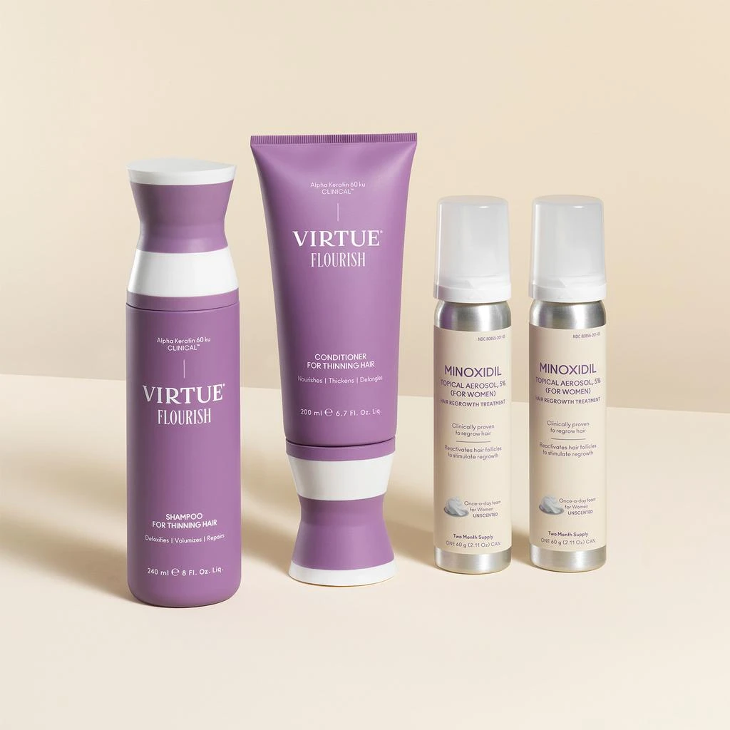 VIRTUE VIRTUE Flourish Nightly Intensive Hair Growth Treatment Hair Kit 4 piece 2