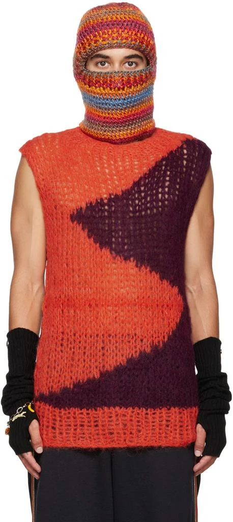 Anna Sui SSENSE Exclusive Orange Vest 1