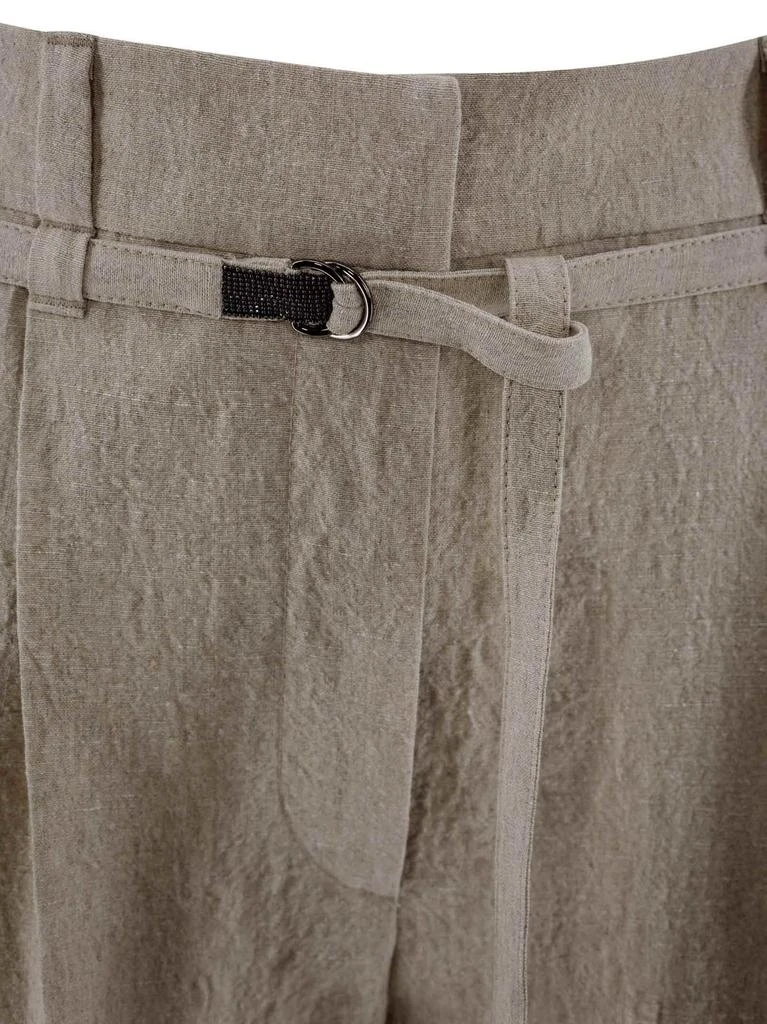 Brunello Cucinelli Brunello Cucinelli Cropped Tapered Trousers 4