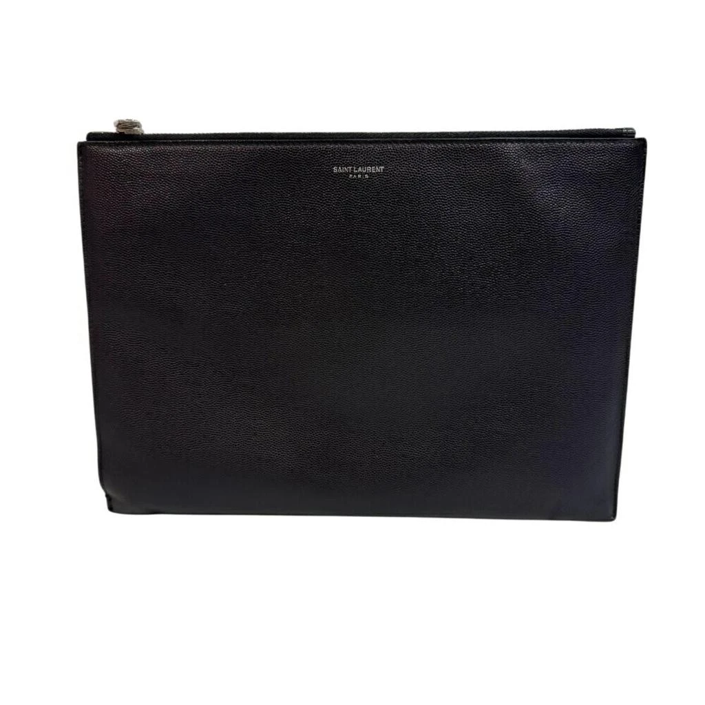 Yves Saint Laurent Leather Clutch Bag (Pre-Owned)