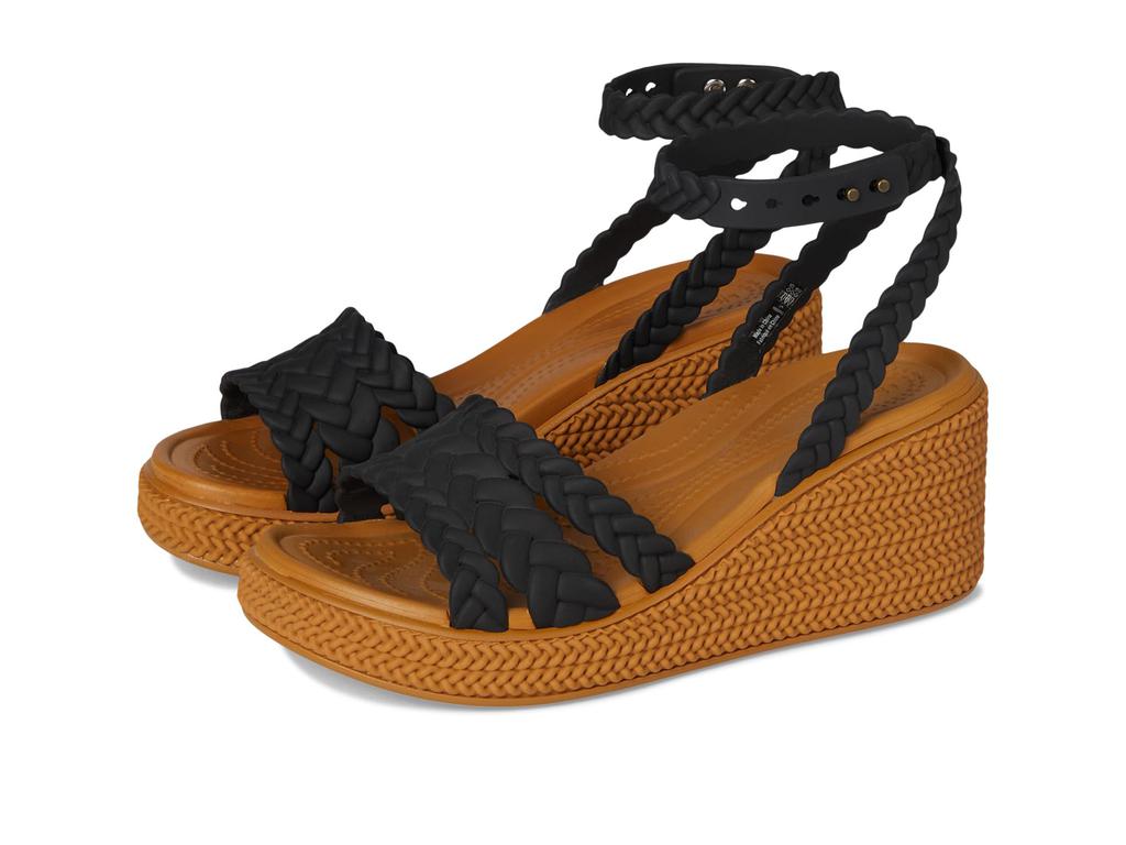 Crocs Brooklyn Ankle Strap Wedge Platform Sandals