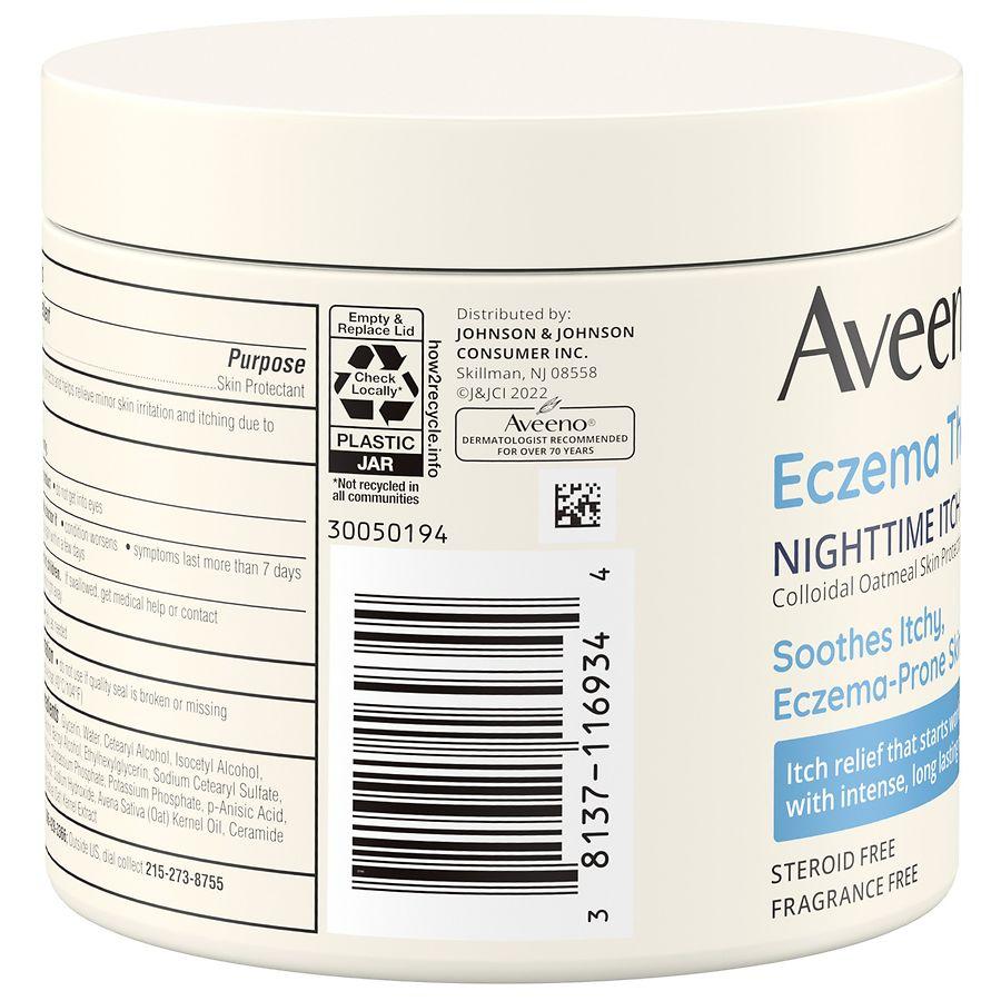 Aveeno Eczema Therapy Nighttime Itch Relief Balm Fragrance-Free