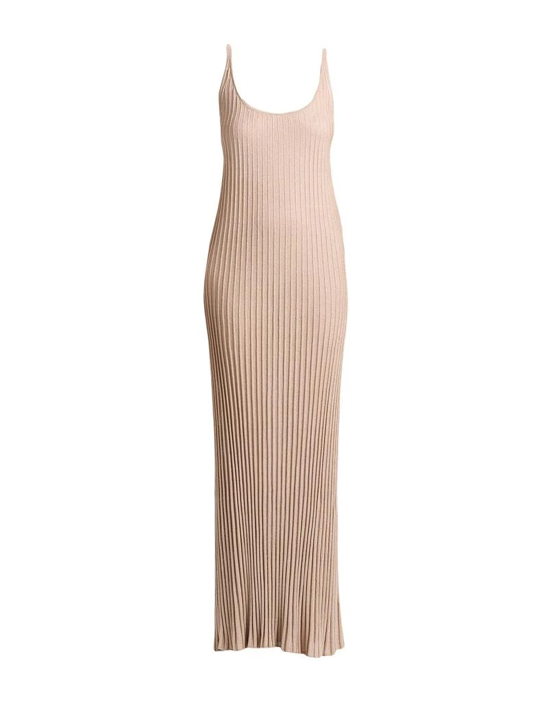 lioness halter neck back split midi dress in beige stripe Staple THE Label UT2601461 LOLA Halter Midi DRESS, TAUPE/WHITE Stripe / XL