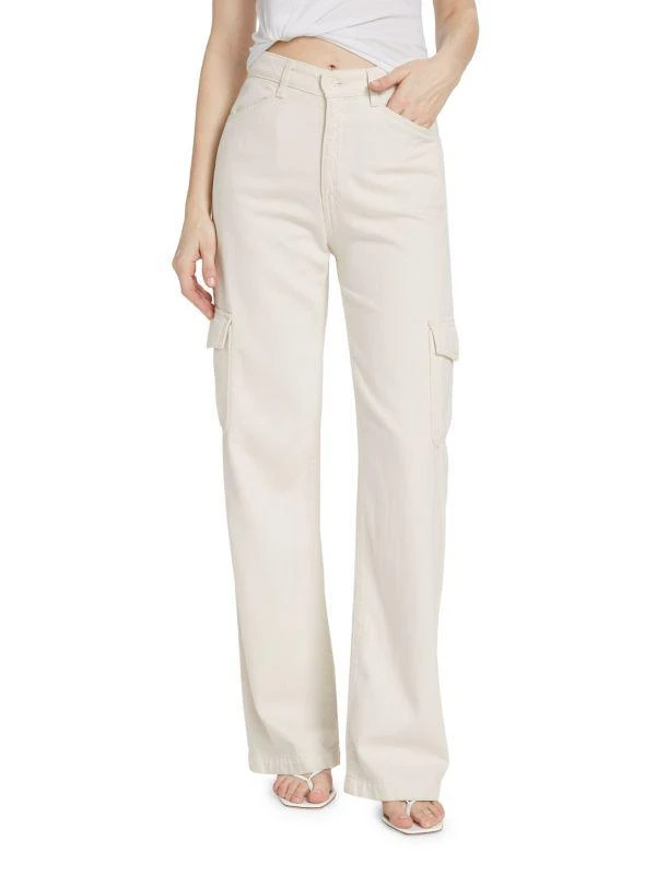 AG Jeans Gatina Cotton-Blend Cargo Pants 1