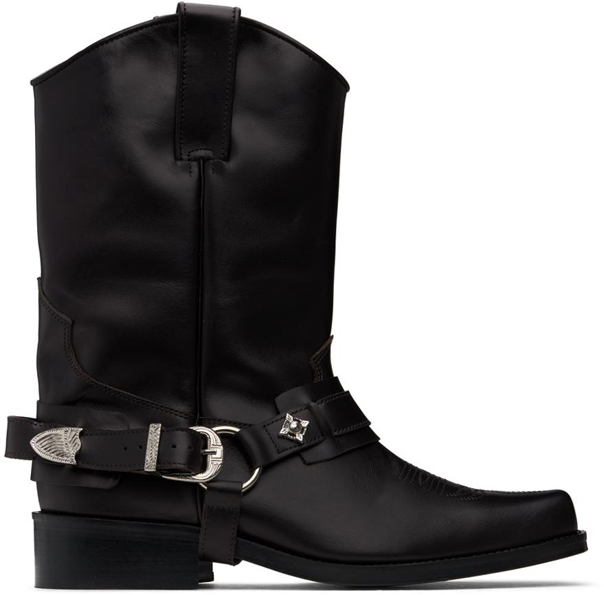 Toga Virilis SSENSE Exclusive Brown Boots