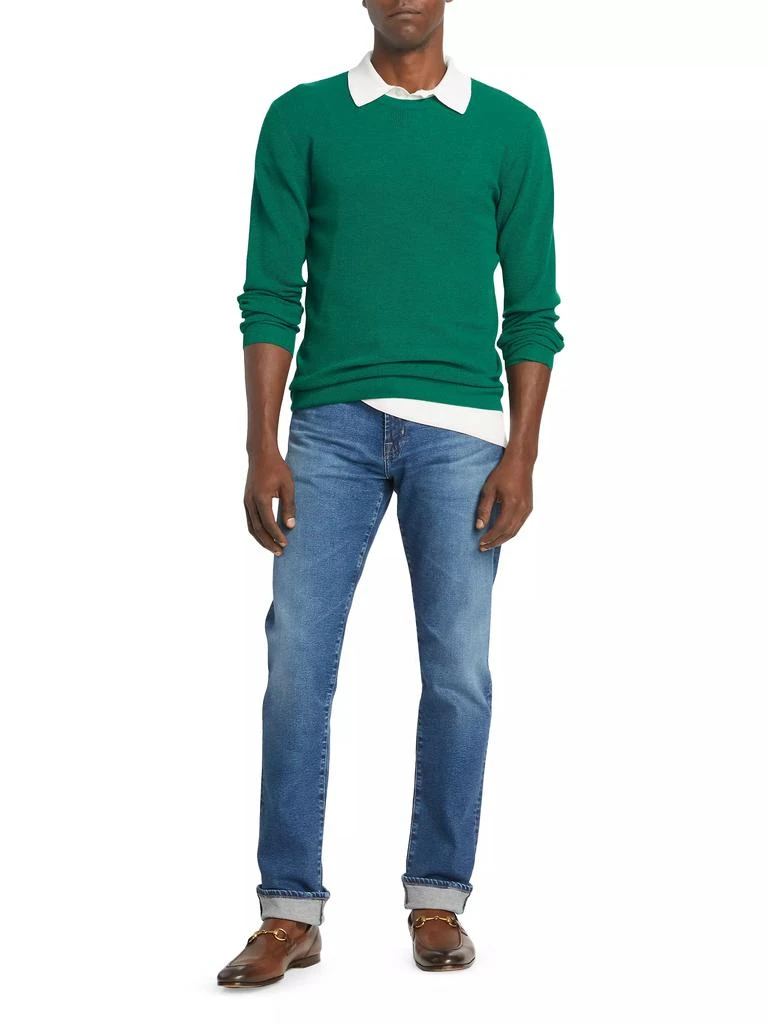 Saks Fifth Avenue COLLECTION Cotton-Blend Crewneck Sweater 2