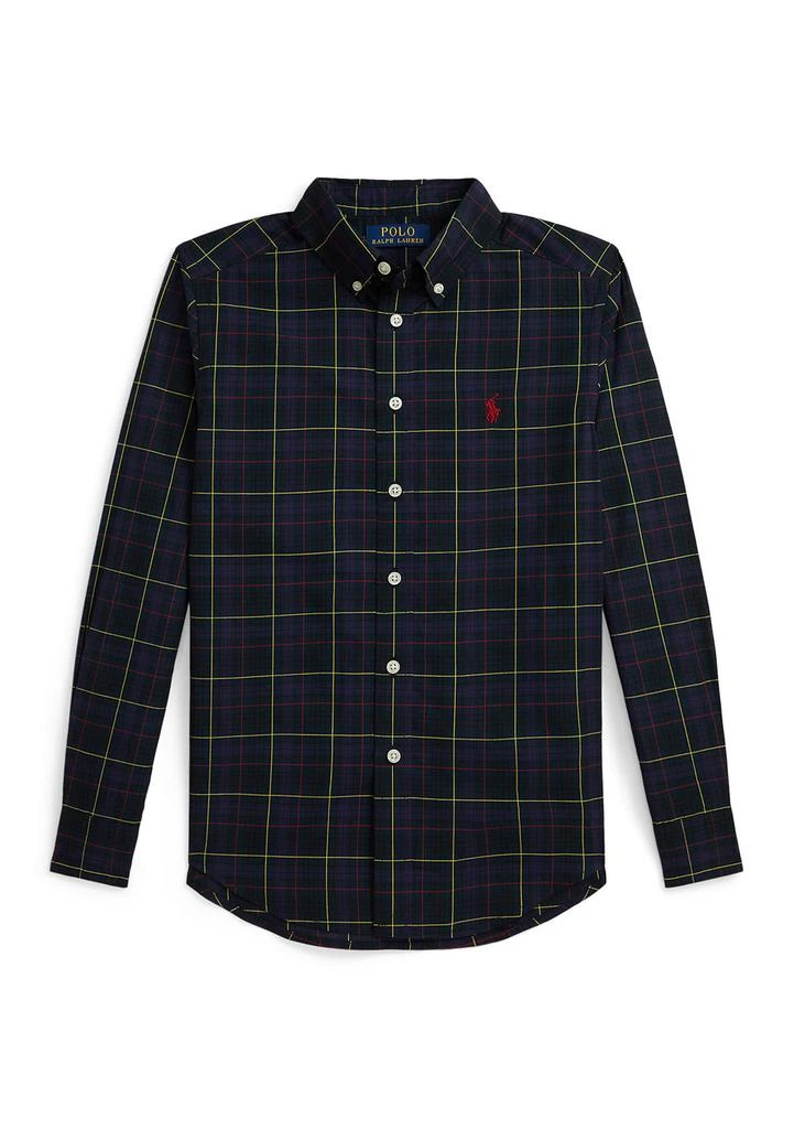 Ralph Lauren Boys 8-20 Plaid Cotton Poplin Shirt