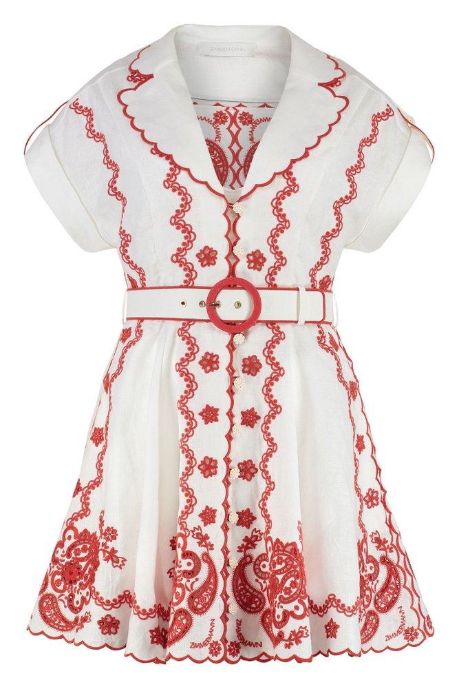 【Zimmermann】HALLIDAY A-LINE MAXI DRESS Aライン リゾート Zimmermann Halliday A-line Maxi Dress in Blue Watercolour